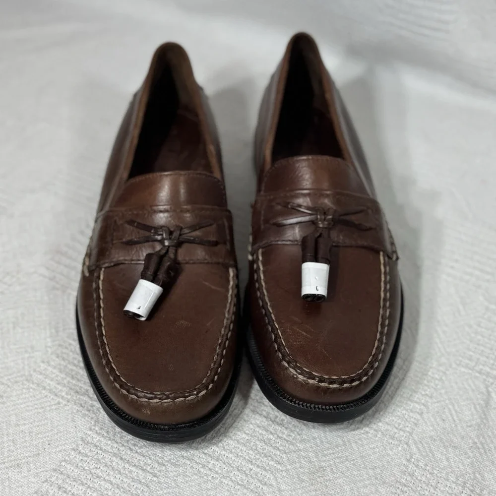 Eastland Men's‎ Classic Brown New Leather Loafers Size 10D Casual Dress Shoes